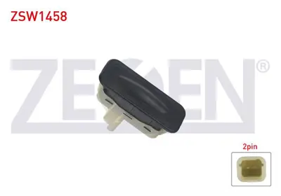 ZEGEN ZSW1458 Bagaj Kılıt Butonu 2 Pın Renault Clıo Iıı - Iv - Megane Iıı 2005- 