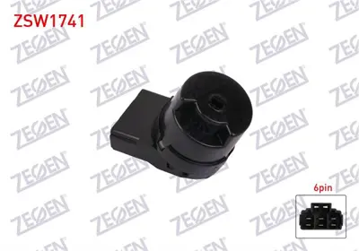 ZEGEN ZSW1741 Kontak Termiği 6 Pın Chevrolet Aveo 2006- / Lacettı 2005- 