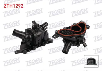 ZEGEN ZTH1292 Termostat Komple Musurlu 98 C Megane Iv 1.3 Tce 18-/Clıo V 1.3 Tce 19-/Duster 1.3 Tce 19-/Lodgy 1.3  