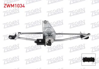 ZEGEN ZWM1034 Silecek Motoru On Mekanızmalı Ford Transıt (V347) 2006-2014 