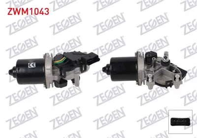 ZEGEN ZWM1043 Silecek Motoru On 12v Renault Megane Iı 2006-2008 