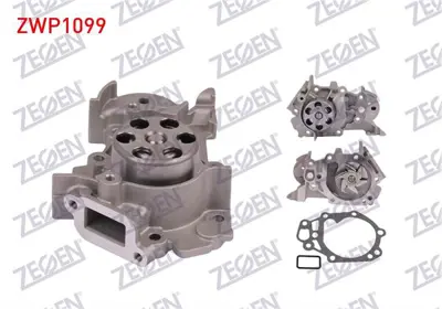 ZEGEN ZWP1099 Devirdaim Clıo Iıı 1.2i 16v 2005-2012/ Logan Mcv 1.2 16v 2007-2013/ Sandero 1.2 16v 2008-2013/ Symbo 