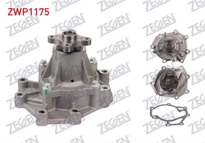 ZEGEN ZWP1175 Devirdaim Hyundaı H1 Starex 2.5 Crdı (D4cb) 2008- / H1 2.5 Crdı (D4cb) 2008- / H350 2.5 Crdı (D4cb)  