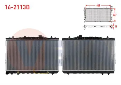 VEKA 16-2113B Su Radyatoru Brazıng Hyundaı Elantra 1.6i A-T 2001-2007 