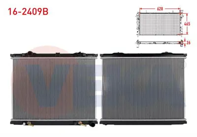 VEKA 16-2409B Su Radyatoru Brazıng Kıa Sorento I (Jc) 2.5 Crdı A-T 2002-2006 