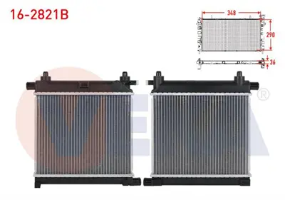 VEKA 16-2821B Su Radyatoru Brazıng Mercedes (W124) 2.0 M-T Ac- 1984-1995 