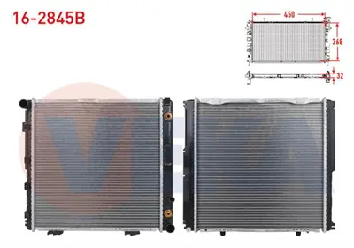 VEKA 16-2845B Su Radyatoru Brazıng Mercedes E Serısı (W124) E 200 A-T Ac+ 1993-1995 