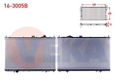 VEKA 16-3005B Su Radyatoru Brazıng Proton Gen 2 1.6i 2004- 