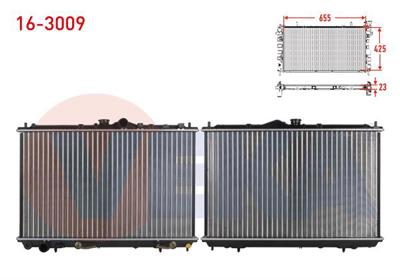 VEKA 16-3009 Su Radyatoru Mekanık Mıtsubıshı Carısma (Da) 1.6 A-T 1995-2006 