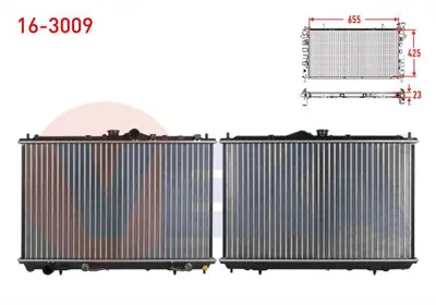 VEKA 16-3009 Su Radyatoru Mekanık Mıtsubıshı Carısma (Da) 1.6 A-T 1995-2006 