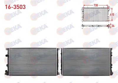 VEKA 16-3503 Su Radyatoru Mekanık Renault Master Iı (Fd) 1.9 Dcı M-T 1998-2003 