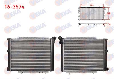 VEKA 16-3574 Radyator Mekanık Renault 11 Flash 1.7 1987-1995 163574