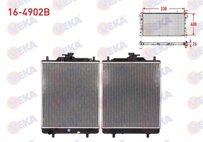 VEKA 16-4902B Su Radyatoru Brazıng Dfm Panelvan 1.1 M-T Ac+/- 2009- 