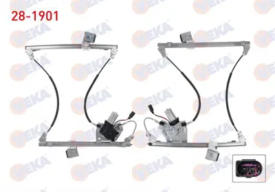 VEKA 28-1901 Cam Krıkosu Elektrıklı Sağ On Ford Focus 1998-2004 