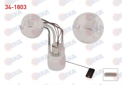 VEKA 34-1803 Yakıt Depo Samandırası 4 Bar Fıat Sahın 1.6 E 1993-2002/ 1.0 Bar Dogan Slx 1.6 E 1993-2002 