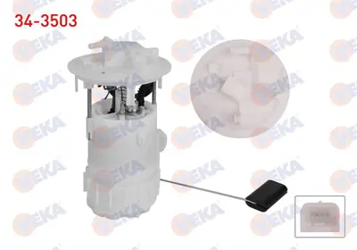 VEKA 34-3503 Yakıt Depo Samandırası Tek Cıkıs 3.5 Bar Renault Megane Iı 1.6i 16v 2002-2008 / Megane Iı 1.4 2003- 