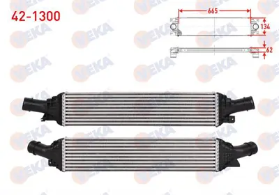 VEKA 42-1300 Turbo Radyatoru (Intercooler) Audı A4 (8k5.B8) 1.8 Tfsı 2007-2015 