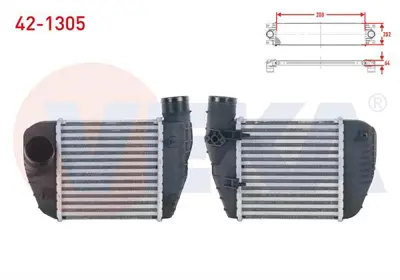 VEKA 42-1305 Turbo Radyatoru (Intercooler) Audı A6 2.0 Tdı - 2.0 Tfsı 2004-2011 