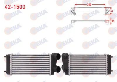 VEKA 42-1500 Turbo Radyatoru (Intercooler) Cıtroen C4 (Lc) 1.6 Hdı 2004-2009 