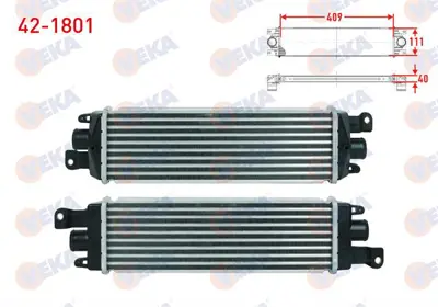 VEKA 42-1801 Turbo Radyatoru (Intercooler) Fıat Albea 1.3 Mjt 2002- 