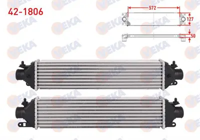VEKA 42-1806 Turbo Radyatoru (Intercooler) Fıat Doblo (152.263) 1.3 Mjt 2010- 