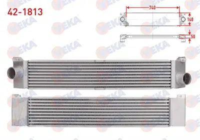 VEKA 42-1813 Turbo Radyatoru (Intercooler) Ince Tıp Fıat Ducato (250) 2.3 Mjt 2006-2014 