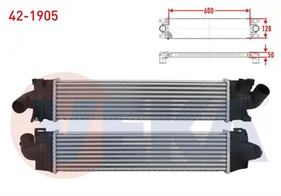 VEKA 42-1905 Turbo Radyatoru (Intercooler) Ford Focus Iı (Da) 1.6 Tdcı 2004-2011 