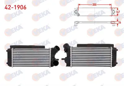 VEKA 42-1906 Turbo Radyatoru (Intercooler) Ford C-Max 1.6 Tdcı 2010- 