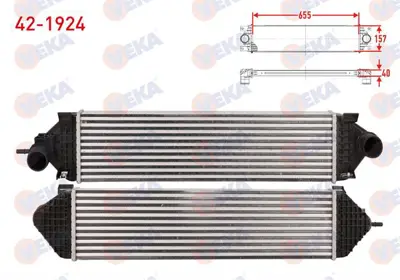 VEKA 42-1924 Turbo Radyatoru (Intercooler) Ford C-Max Iı 1.6 Ecoboost 150 Hp 2010- 