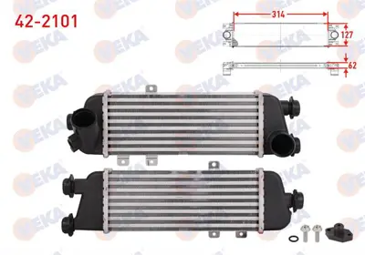 VEKA 42-2101 Turbo Radyatoru (Intercooler) Hyundaı I30 (Fd) 1.6 Crdı 2007-2011 