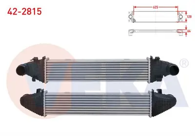 VEKA 42-2815 Turbo Radyatoru (Intercooler) Mercedes C Serısı (W204) C 250 - E 200 Cdı - E 250 Cgı 2007-2014/ Slk 