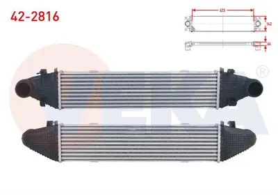 VEKA 42-2816 Turbo Radyatoru (Intercooler) Mercedes C Serısı (W204) C 180 - C 220 Cdı 2007-2014/ Glk Serısı (X204 