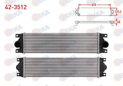 VEKA 42-3512 Turbo Radyatoru (Intercooler) Renault Master Iı (Fd) 1.9 Dcı 1998-2010 