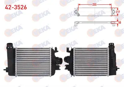 VEKA 42-3526 Turbo Radyatoru (Intercooler) Renault Clıo V 1.0 Tce 2020- 