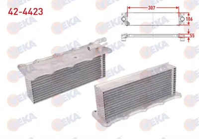 VEKA 42-4423 Turbo Radyatoru (Intercooler) Volkswagen Golf Vıı (5g1) 1.2 Tsı 2012- 