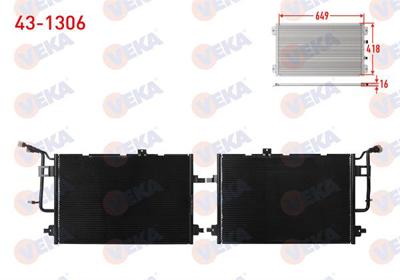 VEKA 43-1306 Klima Radyatoru Audı A6 (4a. C4) 2.5 Tdı 2001-2004 
