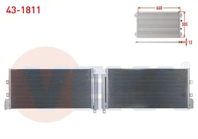 VEKA 43-1811 Klima Radyatoru Fıat Lınea (323) 1.3 Mjt M-T 2007- 
