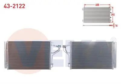 VEKA 43-2122 Klima Radyatoru Hyundaı I30 (Gd) 1.6 Gdı 2011- 