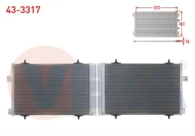 VEKA 43-3317 Klima Radyatoru Cıtroen C5 Iıı (Rd) 2.0 Hdı 2008-2015 