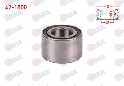 VEKA 47-1800 On Tekerlek Rulmanı Sol-Sağ 30x60.03x37 / 30x60x37 Fıat Uno 70 1.4i 1994-2000/ Uno 60 1.1 1983-1996 