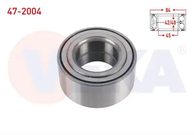 VEKA 47-2004 On Tekerlek Rulmanı Sol-Sağ 45x84x42/40 Honda Accord Vı 1.6i -1.8i -2.0i  1997-2003 / Cr-V I 2.0i 16 
