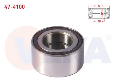 VEKA 47-4100 On Tekerlek Rulmanı Sol-Sağ Abs Okuyuculu 40x72x36 Suzukı Swıft Iıı 1.3i - 1.5i 2005-2010 / Swıft Iv 