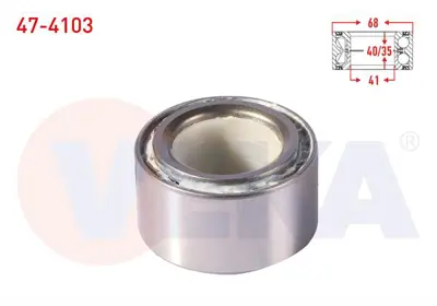 VEKA 47-4103 On Tekerlek Rulmanı Sol-Sağ 41x68x40/35 Suzukı Vıtara 1.6i 16v 1988-1999 / Grand Vıtara I 2.0i - 2.5 