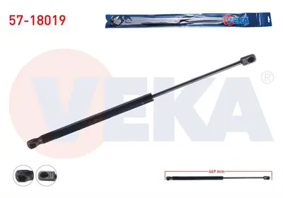 VEKA 57-18019 Bagaj Amortısoru 469mm/320n Fıat Bravo (182) 1995-2004 