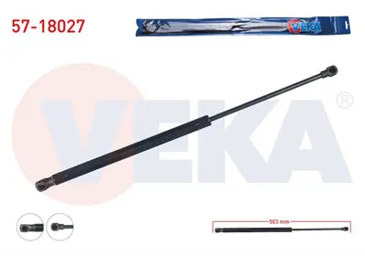 VEKA 57-18027 Bagaj Amortısoru 503mm/280n Fıat Panda 2003-2012 