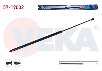 VEKA 57-19002 Bagaj Amortısoru 829mm/640n Ford Transıt (Fa_ _) 2000-2006 