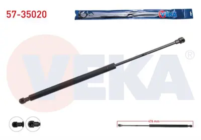 VEKA 57-35020 Bagaj Amortısoru 476mm/620n Renault Captur 2013- 