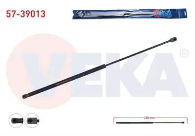 VEKA 57-39013 Motor Kaput Amortısoru 730mm/315n Skoda Superb 2010-2015 