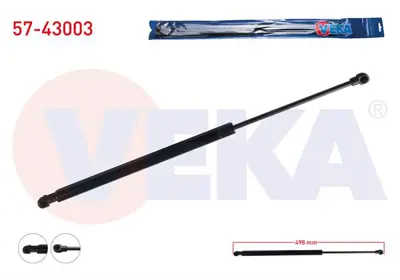 VEKA 57-43003 Bagaj Amortısoru 498mm/540n Toyota Avensıs (T22) 1997-2003 