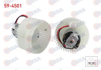 VEKA 59-4501 Kalorıfer Motoru 300w Volvo S60 I 2000-2010 / S80 I 1998-2006 / V70 Iı 2000-2007 / Xc70 Cross Countr 